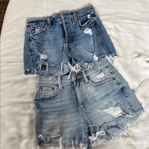 2 pairs Jean shorts